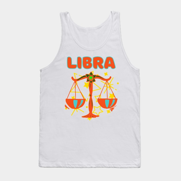 Libra: Harmony in Motion Tank Top by Apache Sun Moon Rising